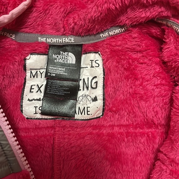 Pink north face one piece bodysuit. Pink 0-3 m - Picture 2 of 5